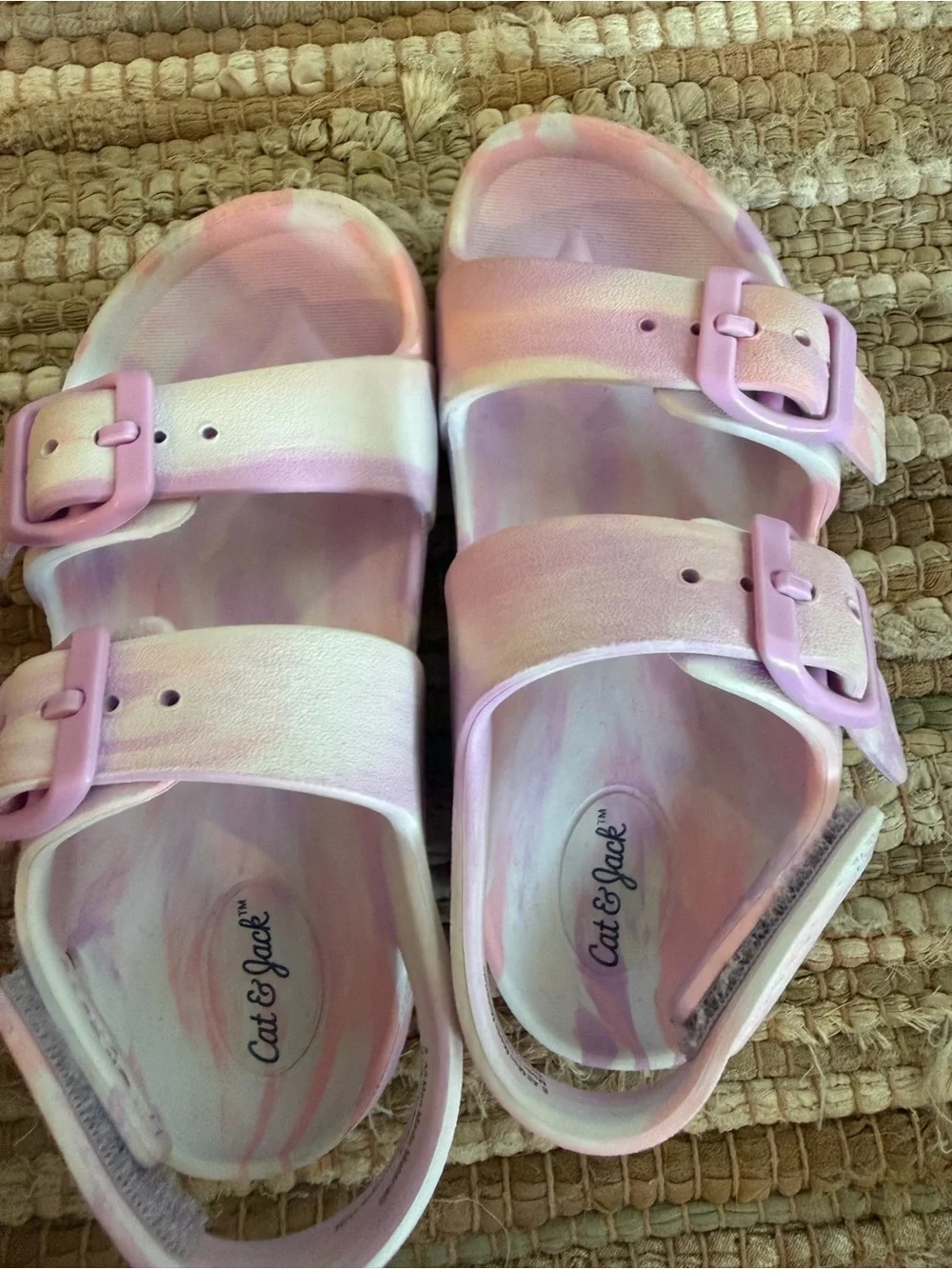 Cat & Jack Tie-Dye Sandals Size 8